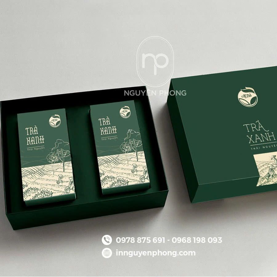 In hộp giấy đựng trà Shan Tuyết cổ thụ 